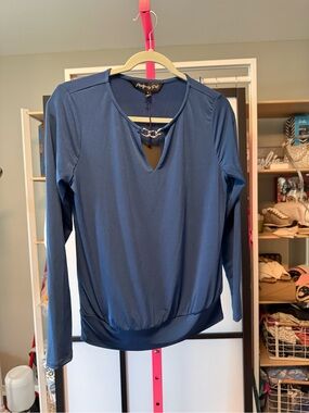 Montgomery Post Long Sleeve Keyhole Blouse | NWT | Size Small | Stitch Fix